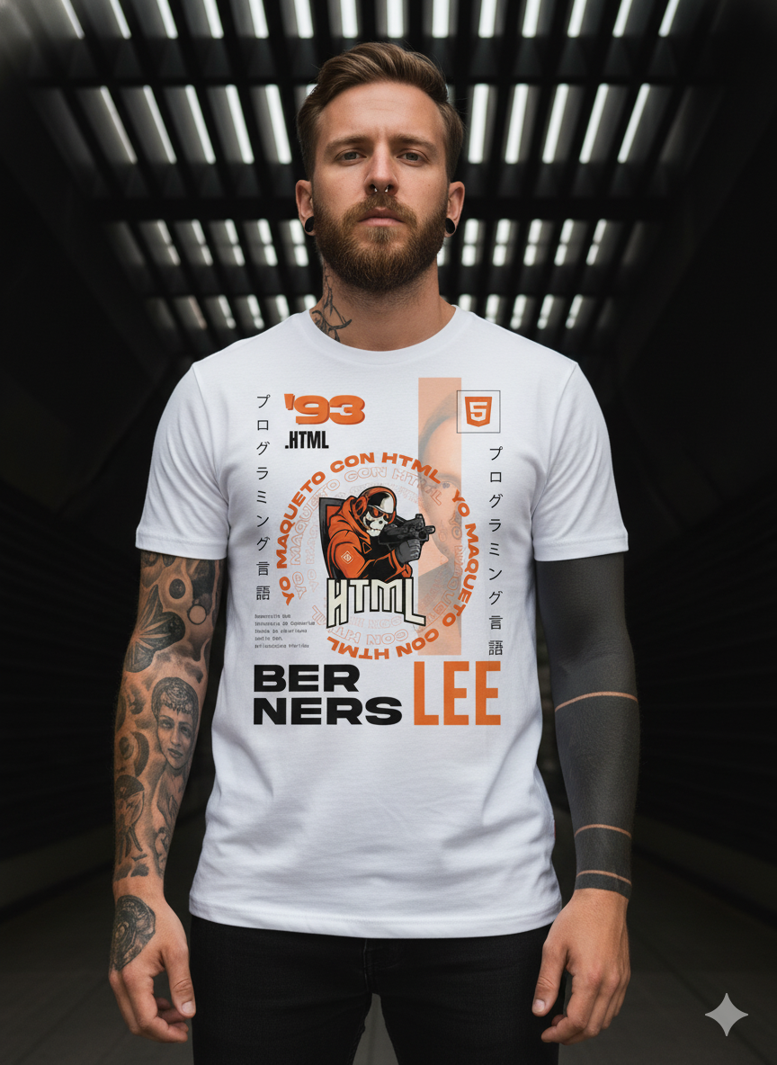 remera html - mascot logo